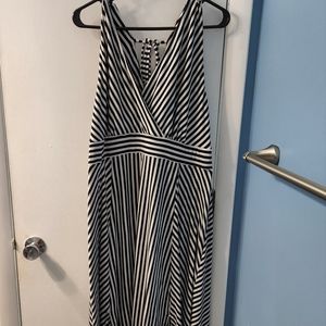 Striped maxi
